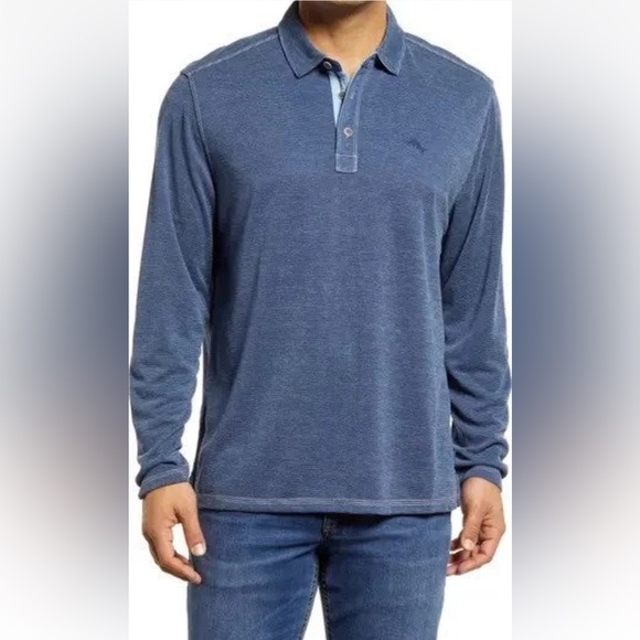 NWT Tommy Bahama Paradise Cove Men's Polo Shirt 4XLB Cobalt Haze